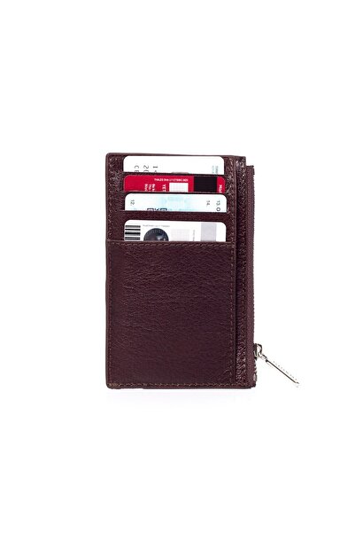 gio&mi Ανδρικό πορτοφόλι Glorya από γνήσιο δέρμα με θήκη για κέρματα και φερμουάρ