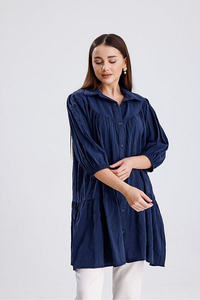 ikomteks Ruffled Skirt Shirt Tunic