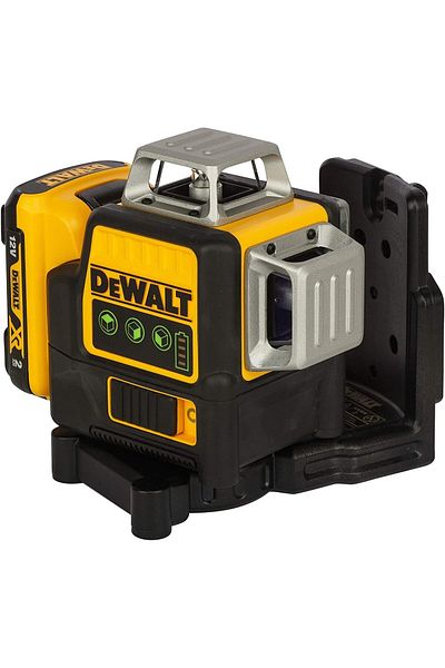Dewalt 10.8V SELF LEVEL MULTI LINE LASER GREEN, Yellow/Black, DCE089D1G-GB, 3 Year Warranty