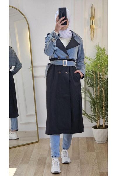 Tebrikler tekstil trench midi de vară pentru femei model G2595