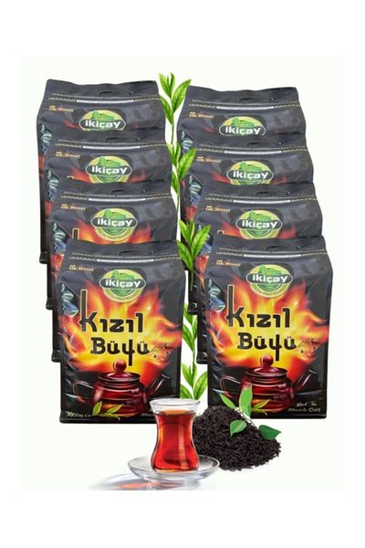 ikiçay Sealed Packaging Red Magic 1000Gr. X 8 Pack