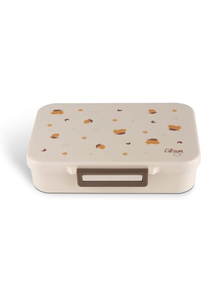 Citron علبة غداء تريتان بأربعة أقسام للأطفال - تتضمن وعاءً واحدًا للصلصة | ما...