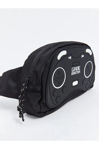 LC Waikiki Black Printed Boy's Waist Bag