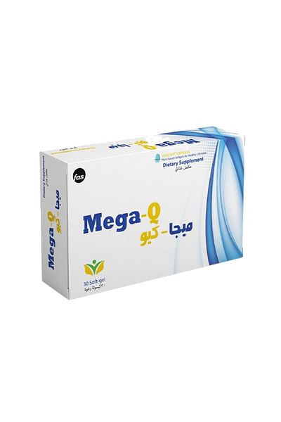 Fas Mega-Q, Co-Enzyme Q10 & Lycopene, Antioxidant - 30 Capsules