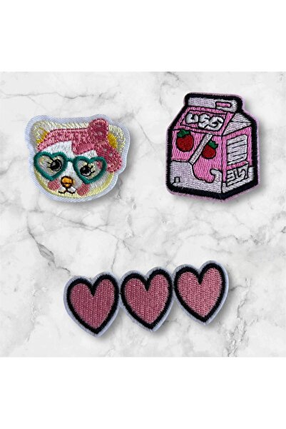 OZN AKSESUAR 3-dijelni peglanjivi zakrpe, zakrpe za šivanje, zakrpe, ukrasne ...