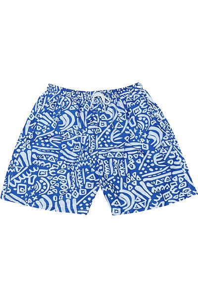 Lifeguard Plus Size Patterned Swim Shorts