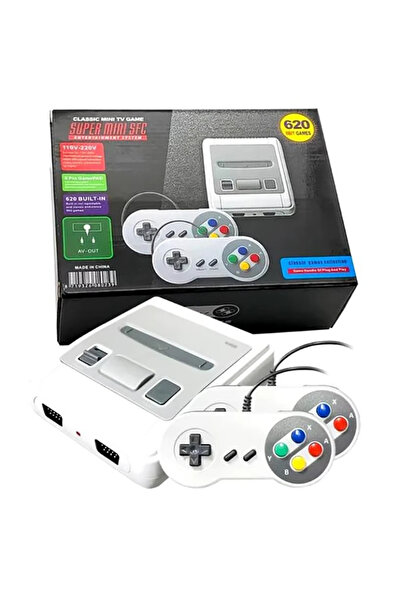 İMEXTECH HDMI TV Uyumlu 620 Oyunlu Retro Mini Atari | 2 Kollu Ev Tipi Nostaljik Oyun Konsolu