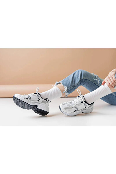 ayakkabıhavuzu 530 bílé námořnické modré sportovní boty