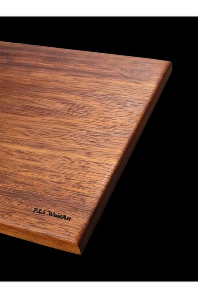 F&S WoodArt 40 X 27.5 cm Solid Wood No Excess One Piece Natural Wood Cutting Presentation Meat Bread Vegetables Chopping Board