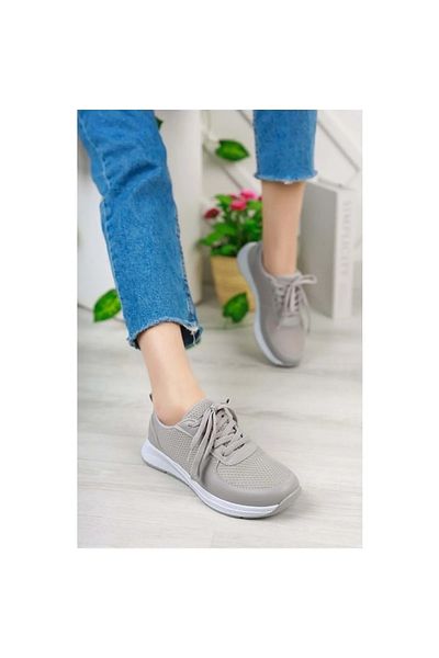 Awidox Daily Comfortable Sole Mesh Lace-Up Lightweight Flexible Walking Sneaker Sports Shoes