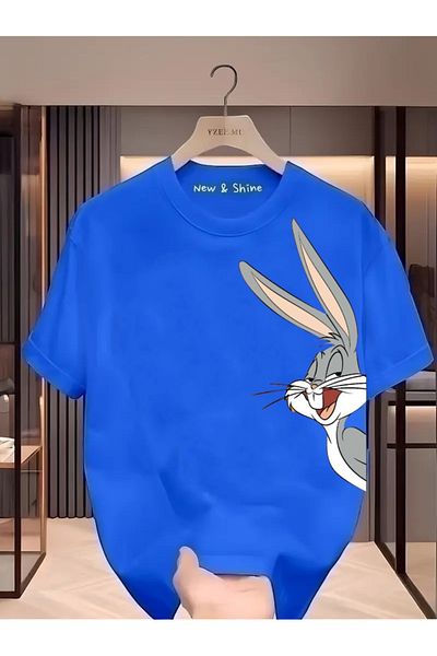 New Shine Μπλουζάκι με στάμπα Bugs Bunny Oversize