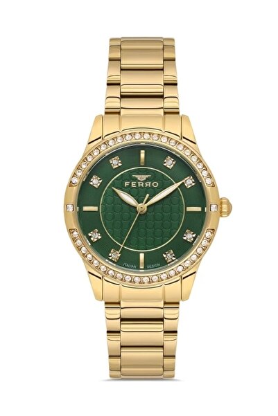 FERRO Sarı Çelik Kordon KADIN Kol Saati FL21501AWT-B6