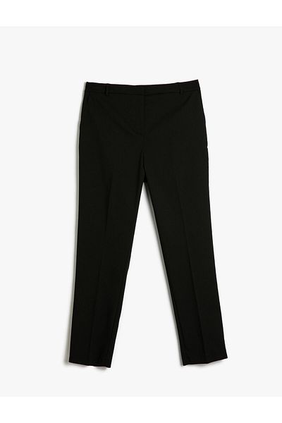 Koton Cigarette Fabric Trousers High Waist