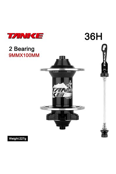 TANKE 36h Black Front Qr 120 Click Hub Bearing Mtb Hub Front Rear 32 36 Holes Disc Brake Bicycle Hub