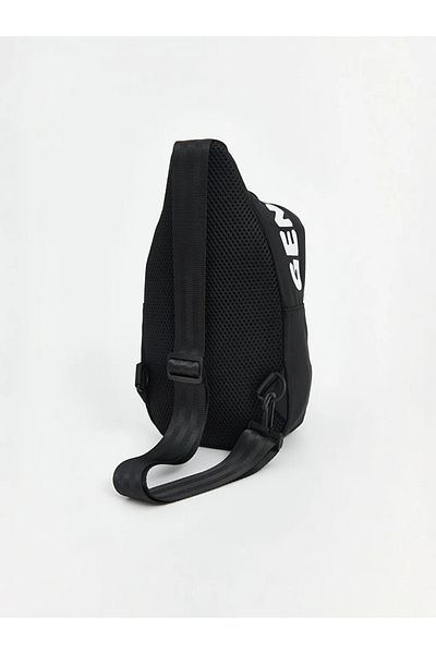 LC Waikiki Black Printed Boy's Chest Bag