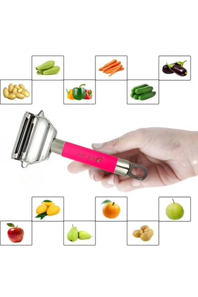 OY-Bİ OY-Bİ 1. Kalite Pratik Paslanmaz Çelik Turbo Jülyen Meyve Sebze Soyucu Kesici Doğrayıcı