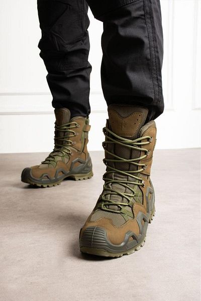 SINGLE SWORD Ss602 4 Seasons με φερμουάρ/κορδόνια Tactical/outdoor Unisex Winter Long Khaki Desert Boots 39
