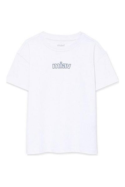 Mavi Tricou cu imprimeu Miau