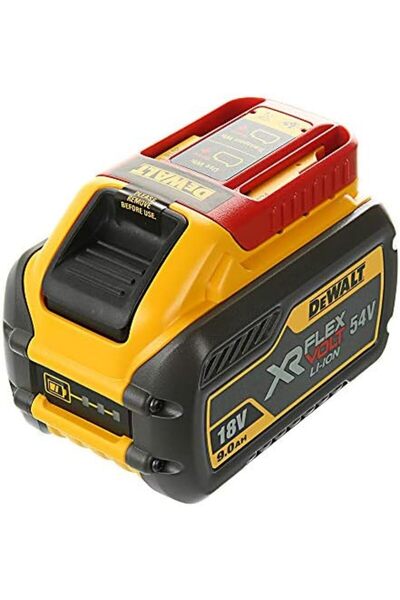 Dewalt بطارية DCB547-XJ XR Flex Volt، 18 فولت، أصفر/أسود، مقاس 9 أمبير