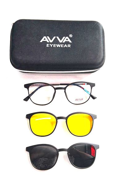Avva 2127 C1 Polarized & Anti-Far Clip-On Unisex Sunglasses