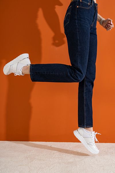 Mulini White Sole Mesh Women's Sneaker