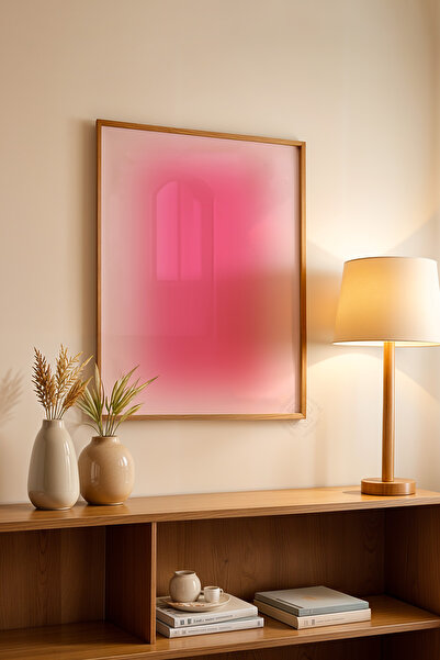 Basquiart Poster din seria Aura cu ramă din lemn, Nr. tablou: 82