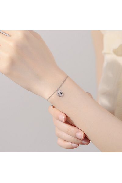 delis Bratara Argint 925, Jw669, Model Elegant, Placata Cu Rodiu