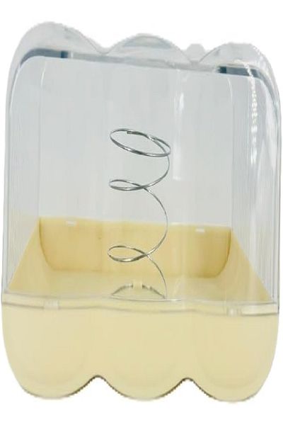 RAHALIFE HOME SOLUTION Acrylic Facial Tissue Holder with Spring – Rectangular Napkin Dispenser, 23x12x11 cm, Lightweight