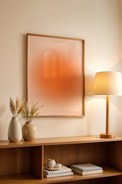 Basquiart Poster din seria Aura cu ramă din lemn, numărul tabloului: 78