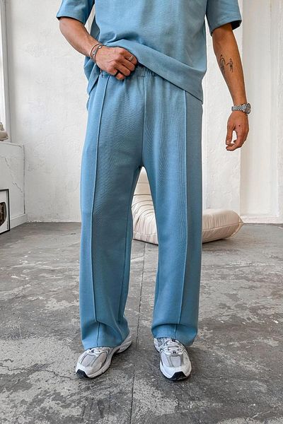 HAFKAGİYİM Baby Blue Cozy Premium Φαρδιά Φούτερ