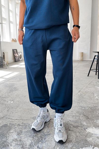 HAFKAGİYİM Φούτερ Indigo Cozy Premium Basic Elastic Leg