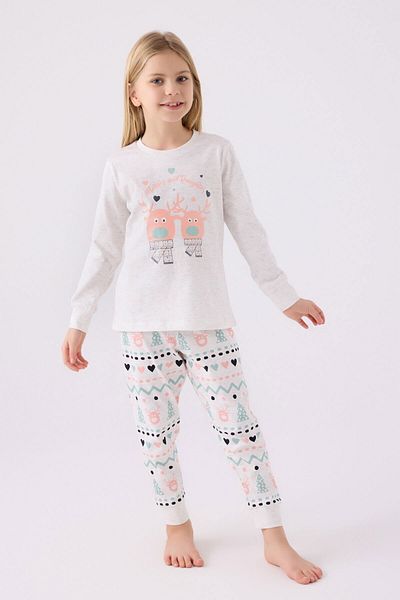Rolypoly Girl's Long Sleeve Pajama Set