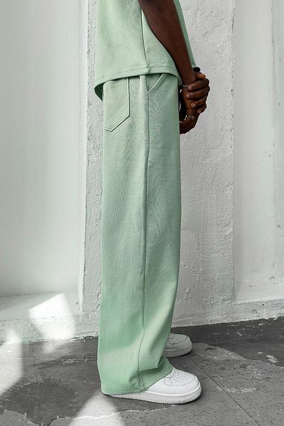 HAFKAGİYİM Mint Green Cozy Premium Basic φαρδιά αθλητική φόρμα