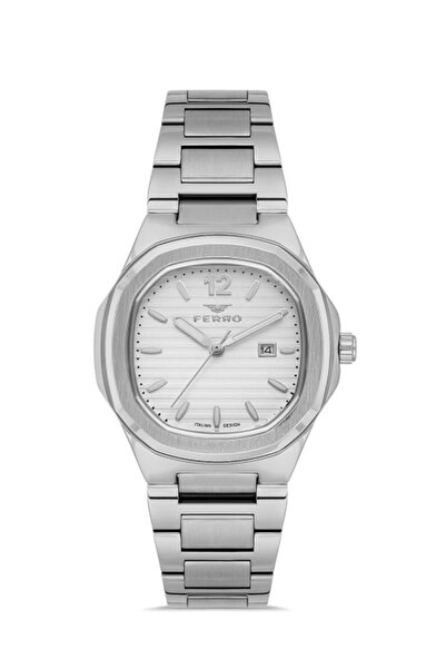 FERRO Gümüş Çelik Kordon Kadın Kol Saati FL21515A-A