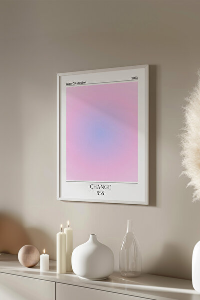 Basquiart Poster cu ramă albă din seria Aura, numărul picturii: 191