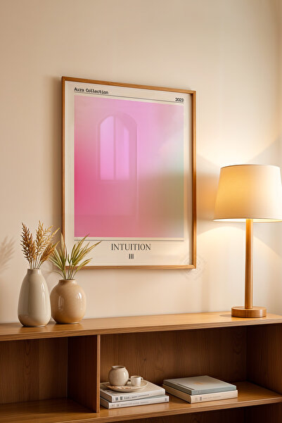 Basquiart Poster din seria Aura cu ramă din lemn, numărul picturii: 189