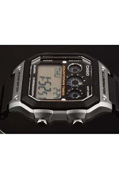 Casio Men's Youth Series Water Resistant Digital Watch AE-1300WH-8A - 45 mm - Black