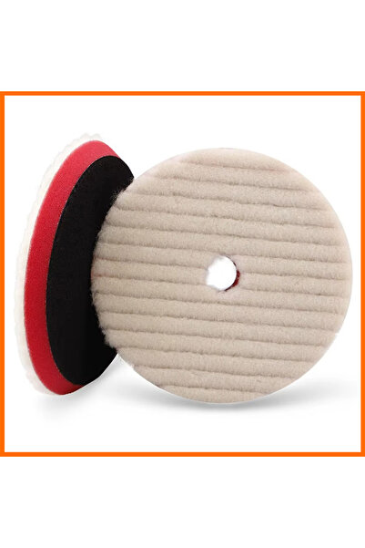 Jo Moyner Yün Pasta Keçesi Ağır Çizik Giderici Cırtlı Polisaj Yünü Tüylü Pasta Cila Parlatma Pedi 130/150mm