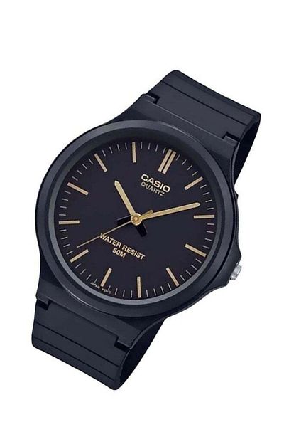 Casio Men's Water Resistant Analog Watch MW-240-1E2VDF - 44 mm - Black