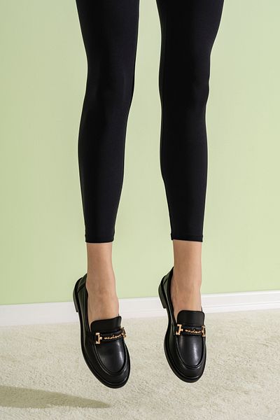 Mulini Belted Black Women's Loafer