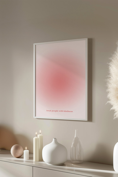 Basquiart Poster cu ramă albă din seria Aura, Nr. tablou: 182