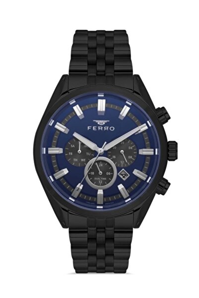 FERRO Gri Çelik Kordon ERKEK Kol Saati FM11507A-V3