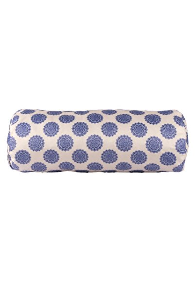 SUN YOGA PİLATES SPOR EKİPMANLARI SUNYOGA Zafu Циліндрична подушка для йоги з мандалою, синього кольору