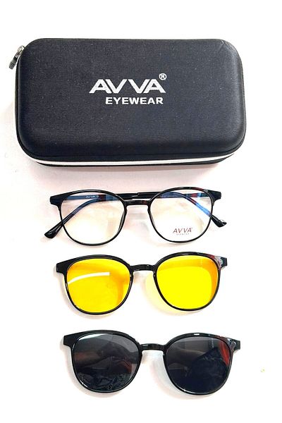 Avva 2127 C5 Polarized & Anti-Far Clip-On Unisex Sunglasses