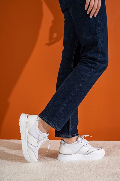 Mulini White Sole Mesh Women's Sneaker