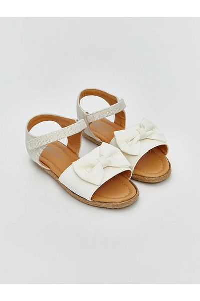 LC Waikiki LCW STEPS Μπεζ φιόγκο Λεπτομερή κοριτσίστικα σανδάλια