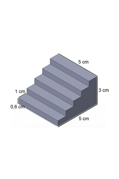 Demir Yapım Miniature Staircase 2 Pcs
