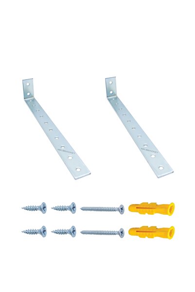 Yapıkan 2 Ad. Uzun Deprem Mobilya Dolap Sabitleme Aparatı 20x40x200mm - Duvar...