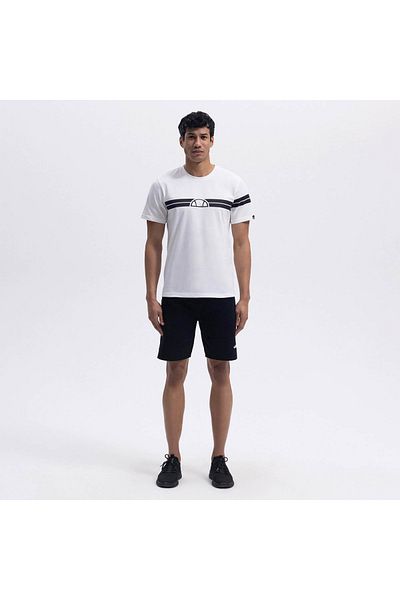 Ellesse Ανδρικό T-shirt Baseline Em442 Ecru