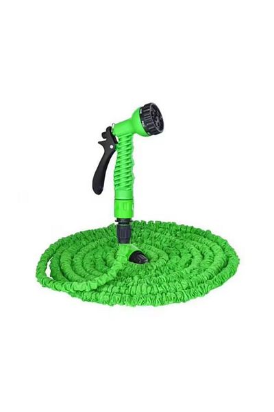 Herum Furtun de grădină din polimer, anti-îndoire, verde/negru, 30 m